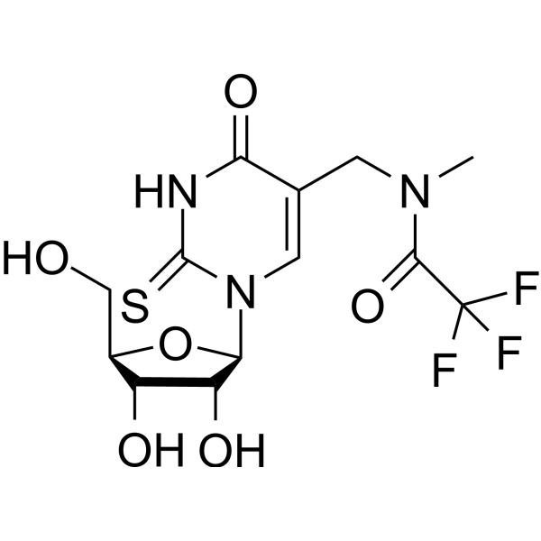 5-[[Methyl(2,2,2-trifluoroacetyl)amino]methyl]-2-thiouridine 89128-99-4